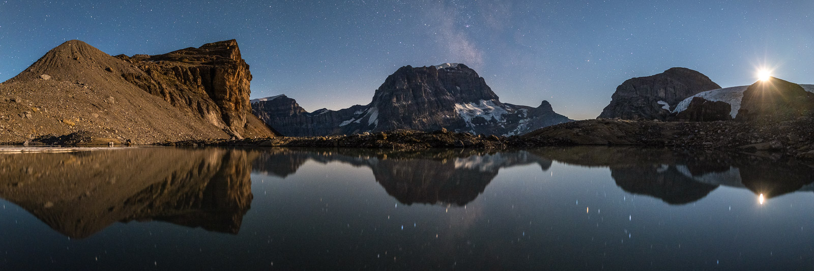 Nächtlicher Bergzauber